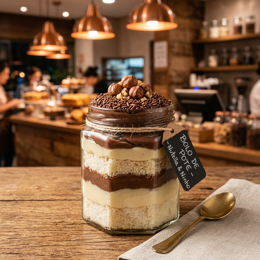 Bolo de Pote - Ninho Especial com Nutella